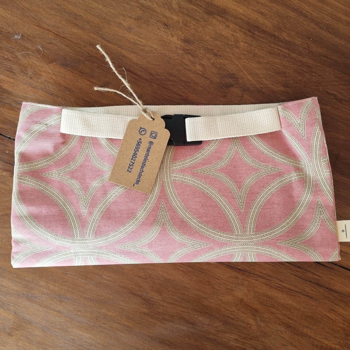 Bolso Termico Snack Rosa Viejo/Cafe