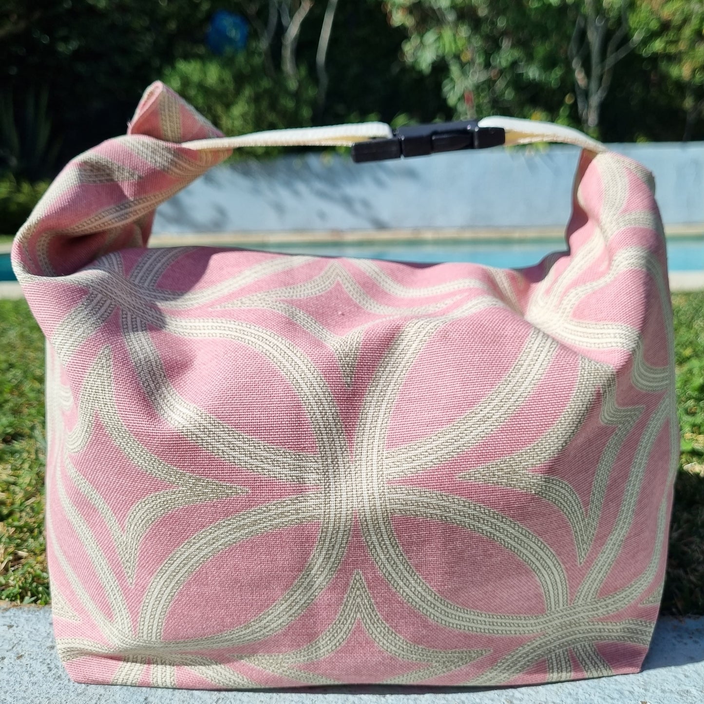 Bolso Termico Snack Rosa Viejo/Cafe