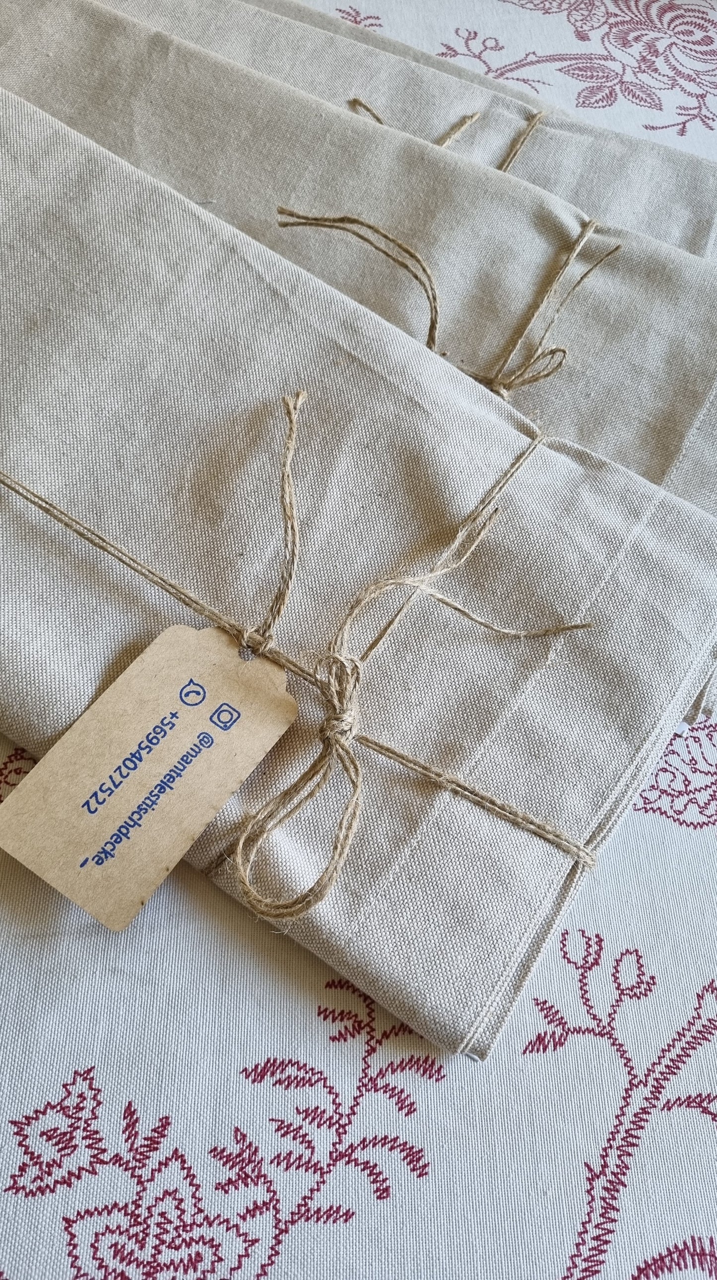Individuales Lino Beige