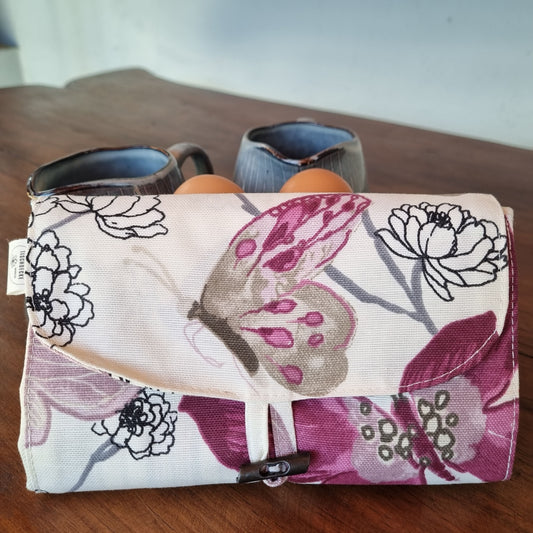 Bolso Multiuso Líneas Azules/Lilas