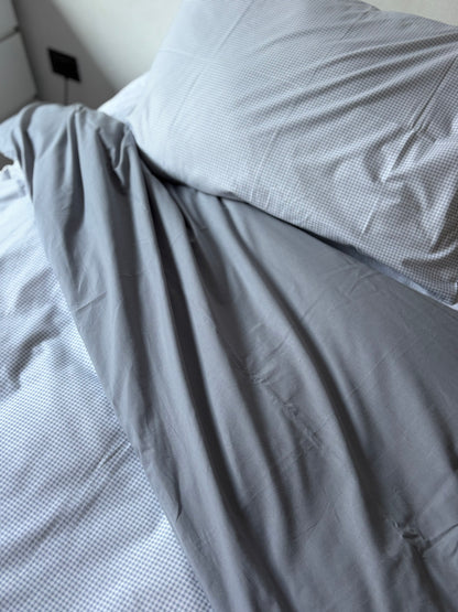 Funda de Plumón Vichy Gris