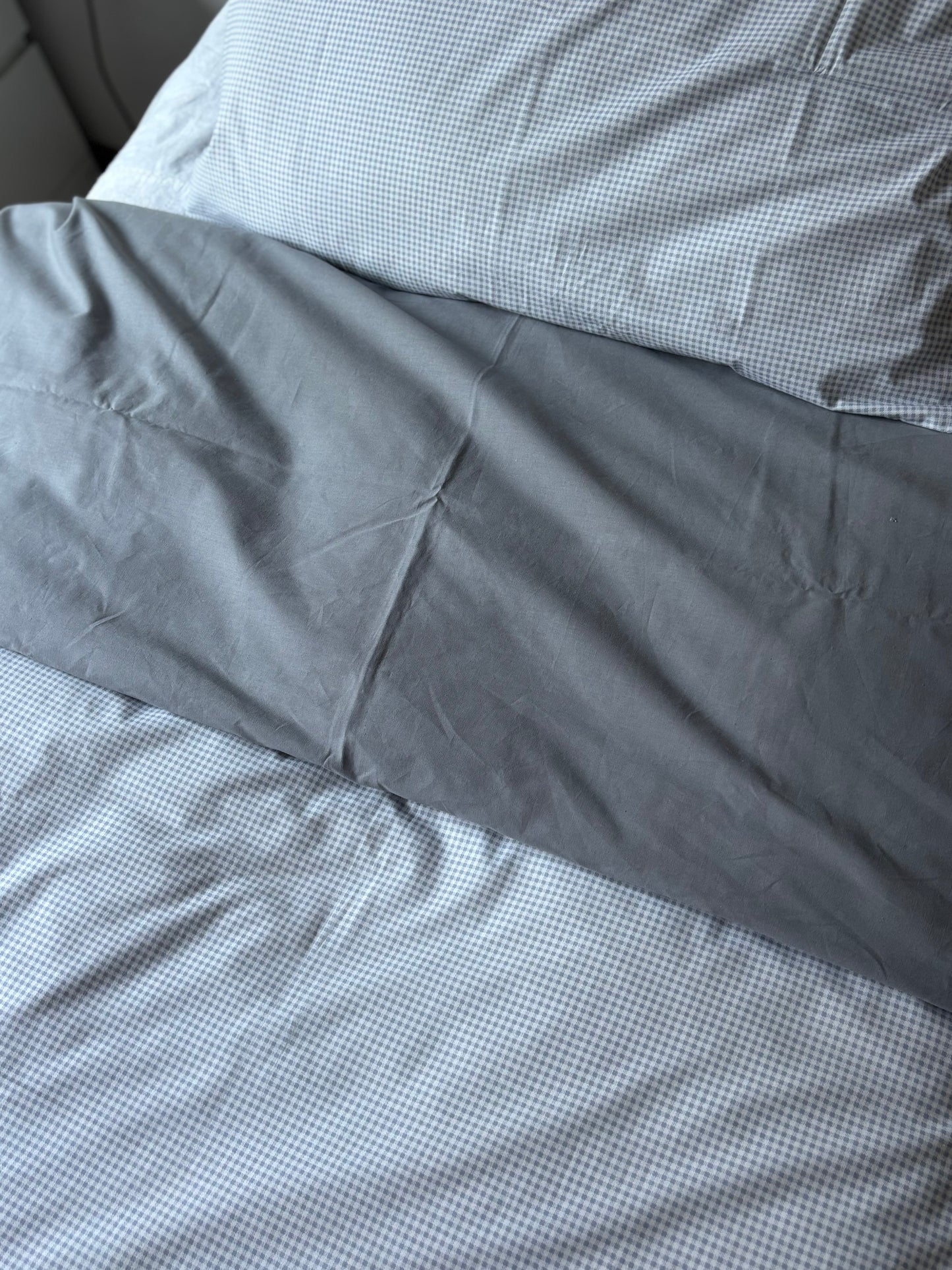 Funda de Plumón Vichy Gris