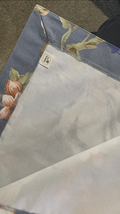 Mantel Rectangular Picaflor Azul