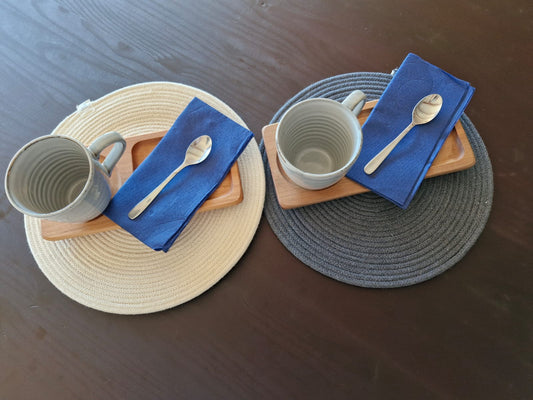 Set Platos de Madera