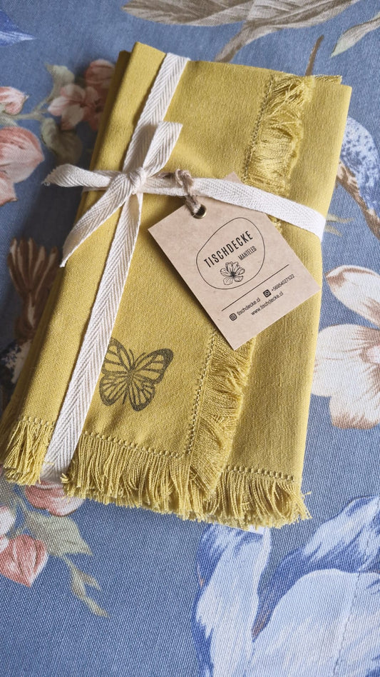 Servilleta Lino Color Mostaza