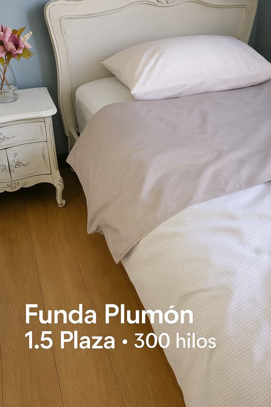 Fundas de Plumón Vichy Beige