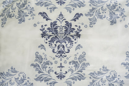 Estampado arabesco azul de la funda de plumón Pili