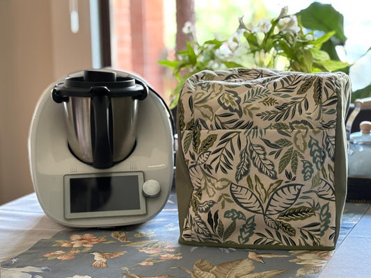 Funda Thermomix Hojas Verdes
