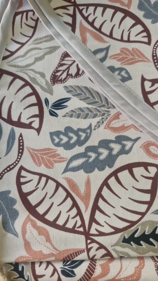 Mantel Redondo Hojas De Invierno